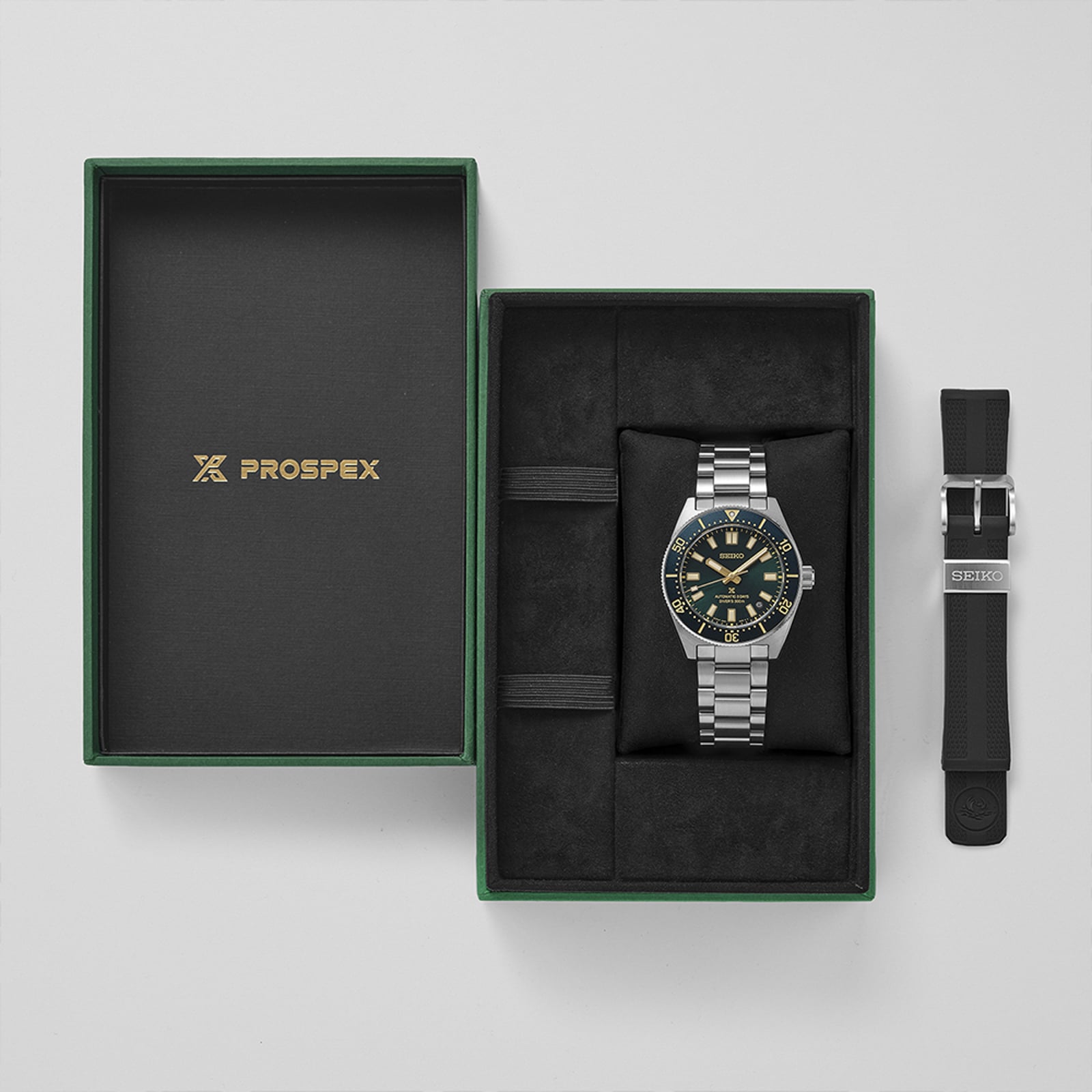 Seiko Prospex Prospex 1965 Heritage 40mm Limited Edition European Exclusive With Green Dial Mens Bracelet Watch