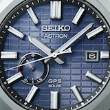 Seiko Astron GPS Solar 41mm Mens Watch Blue