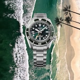 Seiko Prospex Diver's 1968 300M Heritage GMT 42mm Mens Watch Pacific Green