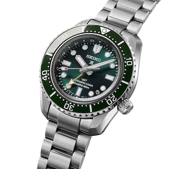 Seiko Prospex Diver's 1968 300M Heritage GMT 42mm Mens Watch Pacific Green