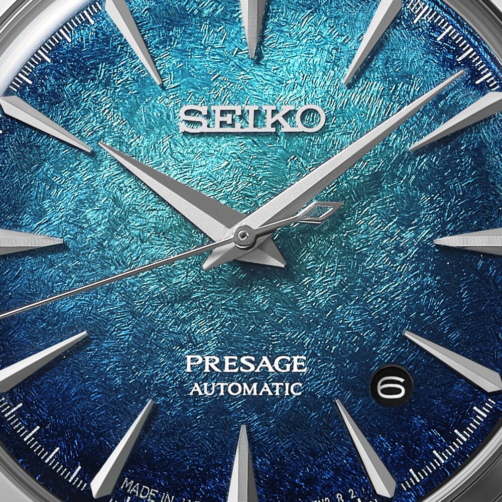 Seiko Presage Presage Cocktail Time Crushed Ice Emerald Mist 38mm Mens Watch Blue Seiko Presage Presage Cocktail Time Crushed Ice Emerald Mist 38mm Mens Watch Blue
