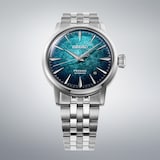 Seiko Presage Presage Cocktail Time Crushed Ice Emerald Mist 38mm Mens Watch Blue