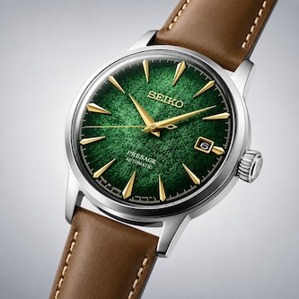 Seiko Presage Presage Cocktail Time Crushed Ice Mint Mist 38mm Mens Green Watch Seiko Presage Presage Cocktail Time Crushed Ice Mint Mist 38mm Mens Green Watch