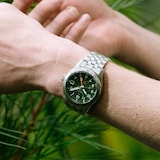 Seiko 5 Sports 5 Sports Field GMT Khaki Drill Green Mens Watch