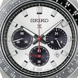 Seiko Prospex Speedtimer “Racing” Solar Chronograph 41.5mm Mens Watch Silver