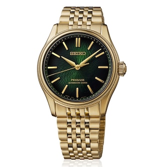 Seiko Presage Presage Classic Series x Tradman’s Bonsai Limited Edition 38mm Mens Watch in Matsuba-iro green