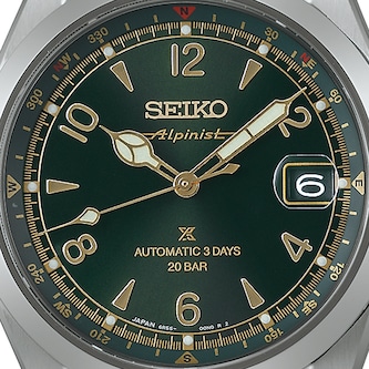 Seiko Prospex Prospex Alpinist 39.5mm Mens Watch Classic Pine Green Seiko Prospex Prospex Alpinist 39.5mm Mens Watch Classic Pine Green