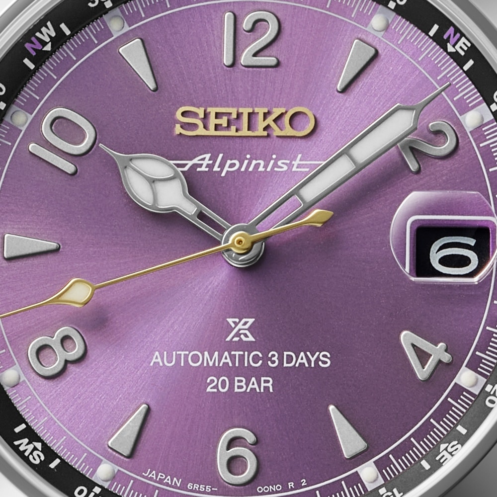 Seiko Prospex Prospex 145th Anniverary Alpinist Automatic Limited Edition 39.5mm Mens Watch Edo Purple Seiko Prospex Prospex 145th Anniverary Alpinist Automatic Limited Edition 39.5mm Mens Watch Edo Purple