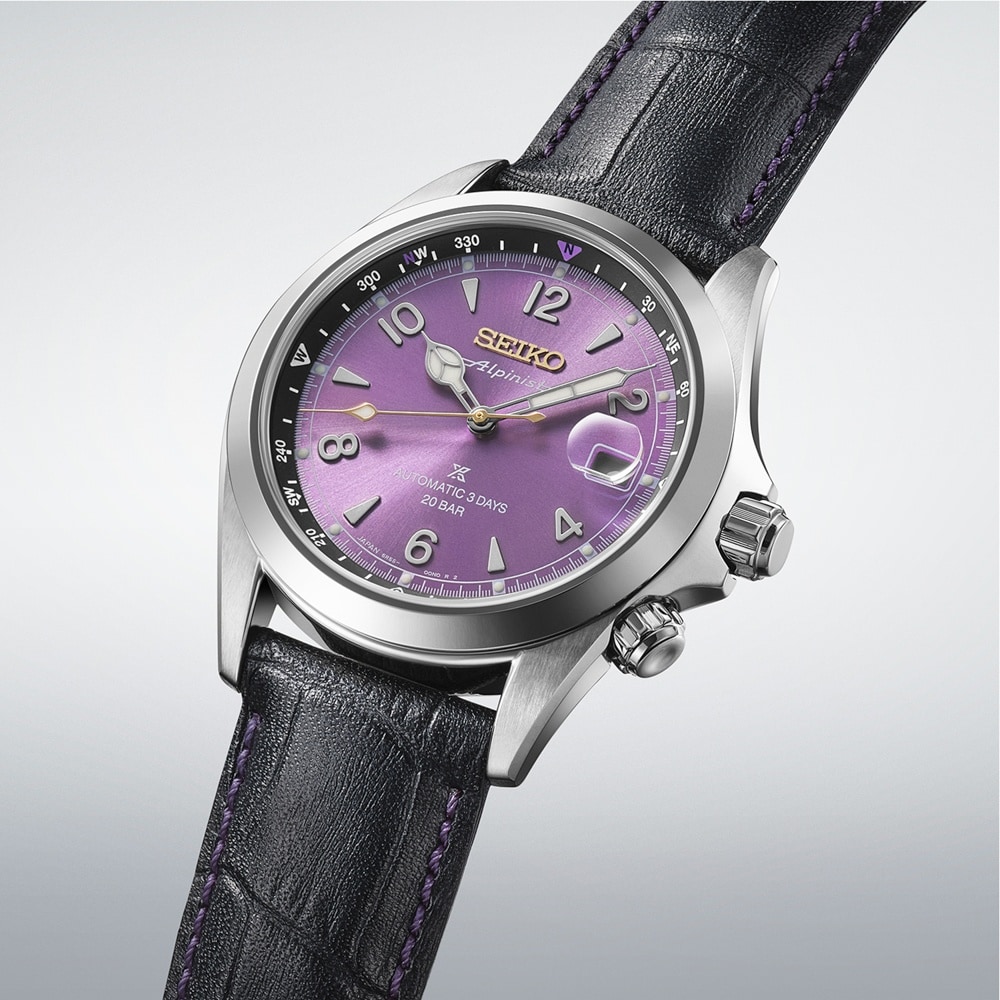 Seiko Prospex Prospex 145th Anniversary Alpinist Automatic Limited Edition 39.5mm Mens Watch Edo Purple Seiko Prospex Prospex 145th Anniversary Alpinist Automatic Limited Edition 39.5mm Mens Watch Edo Purple
