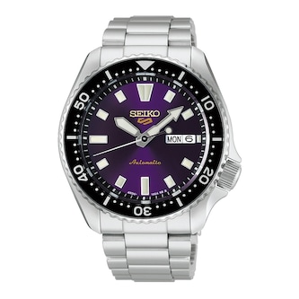 Seiko 5 Sports 5 Sports 145th Anniversary SKX Limited Edition 42.5mm Mens Watch Edo Purple