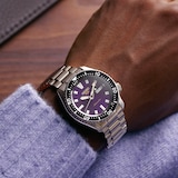 Seiko 5 Sports 5 Sports 145th Anniversary SKX Limited Edition 42.5mm Mens Watch Edo Purple