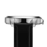 Armani Exchange Three-Hand Date Black Leather Mens Watch