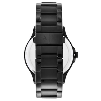 Armani Exchange Black Stainless Steel Chronograph Mens Watch