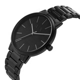 Armani Exchange Three-Hand Black Steel Mens Watch