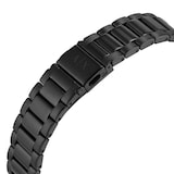 Armani Exchange Three-Hand Black Steel Mens Watch