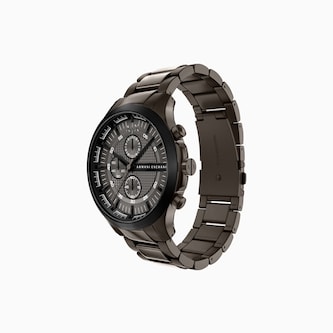 Armani Exchange Quartz  Stainless Steel Mens Watch Brown