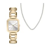Armani Exchange Leila Ladies Watch Gift set Silver