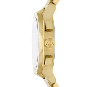 Armani Exchange Sync Chronograph Gold-Tone Stainless Steel Mens Watch