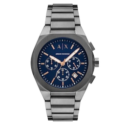 17430443 - Sync Chronograph Gunmetal Stainless Steel Mens Watch