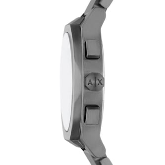 Armani Exchange Sync Chronograph Gunmetal Stainless Steel Mens Watch