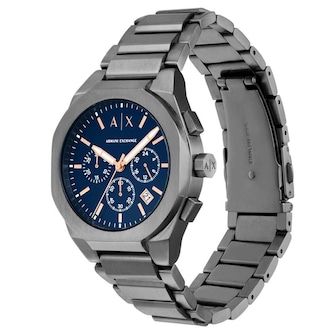 Armani Exchange Sync Chronograph Gunmetal Stainless Steel Mens Watch