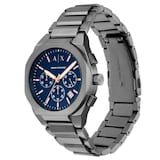 Armani Exchange Sync Chronograph Gunmetal Stainless Steel Mens Watch