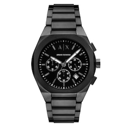 17430444 - Sync Chronograph Black Stainless Steel Mens Watch