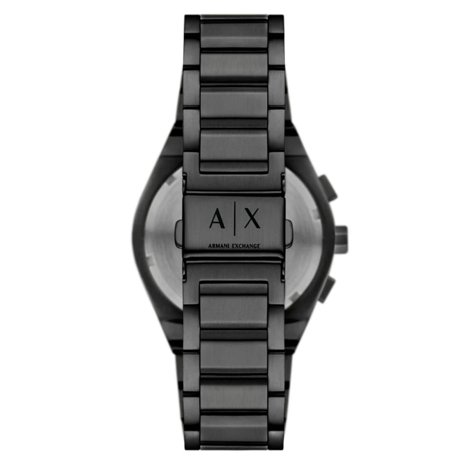 Armani Exchange Sync Chronograph Black Stainless Steel Mens Watch Armani Exchange Sync Chronograph Black Stainless Steel Mens Watch