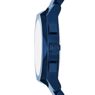 Armani Exchange Sync Chronograph Blue Stainless Steel Mens Watch