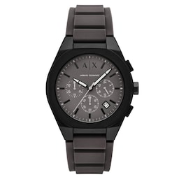 17430449 - Sync Chronograph Grey Leather Mens Watch