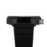 Armani Exchange Sync Chronograph Black Silicone Mens Watch