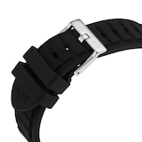 Armani Exchange Sync Chronograph Black Silicone Mens Watch