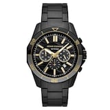 Armani Exchange Chronograph Black Stainless Steel Mens Watch