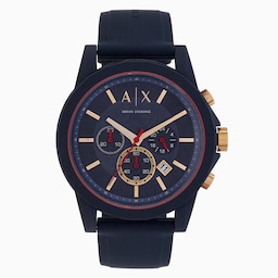 17430456 - Outerbanks Chronograph Blue Silicone Mens Watch