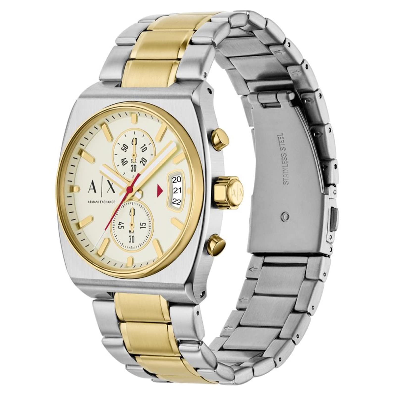 Armani Exchange Oliver Chronograph Two-Tone Stainless Steel Mens Watch