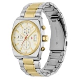 Armani Exchange Chronograph Two-Tone Stainless Steel Mens Watch