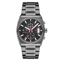 17430460 - Oliver Chronograph Gunmetal Stainless Steel Mens Watch