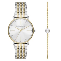 17430462 - Lola Three-Hand Two-Tone Stainless Steel Watch and Bracelet Set