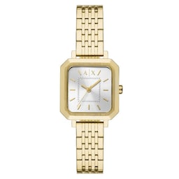 17430463 - Leila Three-Hand Gold-Tone Stainless Steel Ladies Watch