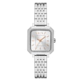 Armani Exchange Three-Hand Stainless Steel Ladies Watch