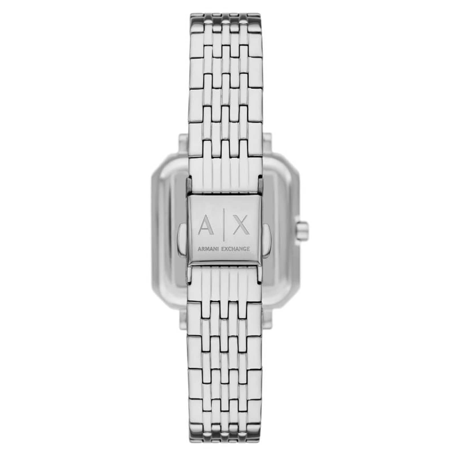Armani Exchange Three-Hand Stainless Steel Ladies Watch