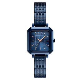 17430467 - Leila Three-Hand Blue Stainless Steel Ladies Watch