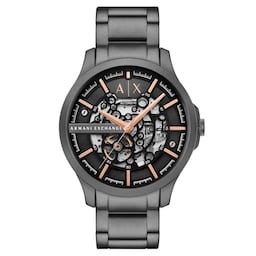 17430470 - Hampton Automatic Gunmetal Stainless Steel Mens Watch