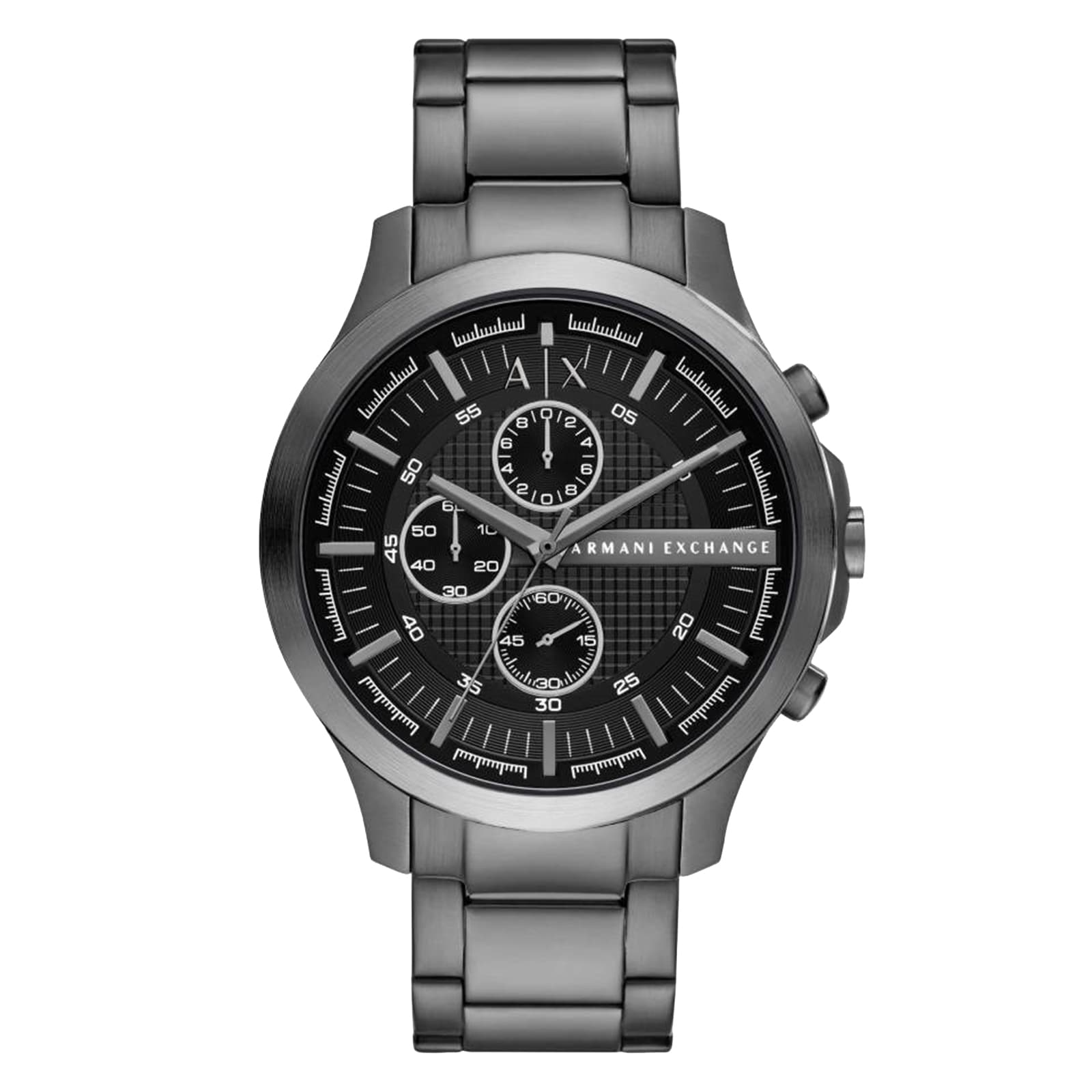 Armani Exchange Hampton Chronograph Gunmetal Stainless Steel Mens Watch