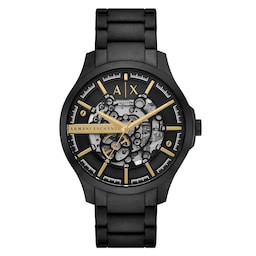 17430473 - Hampton Automatic Black Stainless Steel Mens Watch