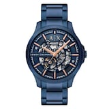 Armani Exchange Automatic Blue Stainless Steel Mens Watch