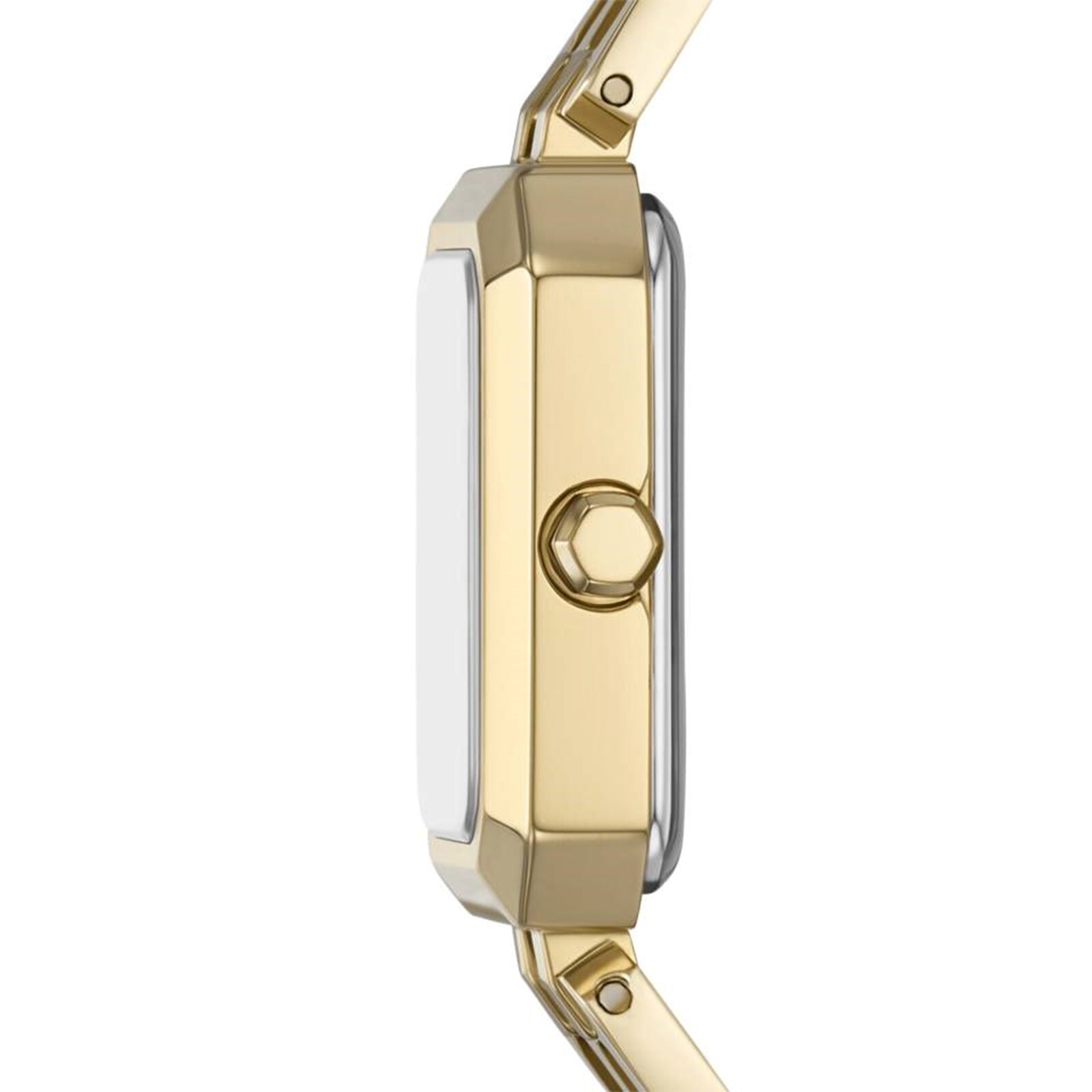 Armani Exchange Two-Hand Gold-Tone Stainless Steel Ladies Watch