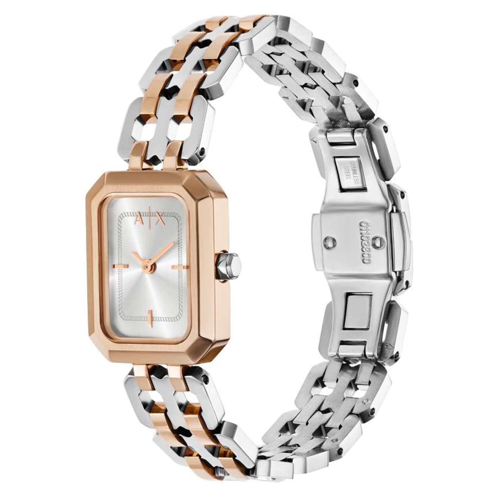 Armani Exchange Faye Two-Hand Two-Tone Stainless Steel Ladies Watch