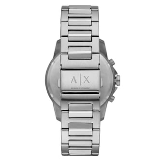 Armani Exchange Chronograph Stainless Steel Black Dial Mens Watch
