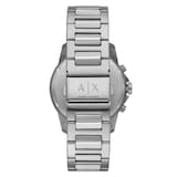 Armani Exchange Chronograph Stainless Steel Black Dial Mens Watch